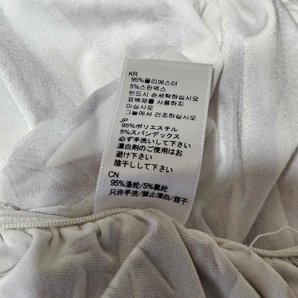 TwentyOne Vintage Y2K Cinched Paris Graphic‎ Mini Dress Grey White L - Picture 5 of 9